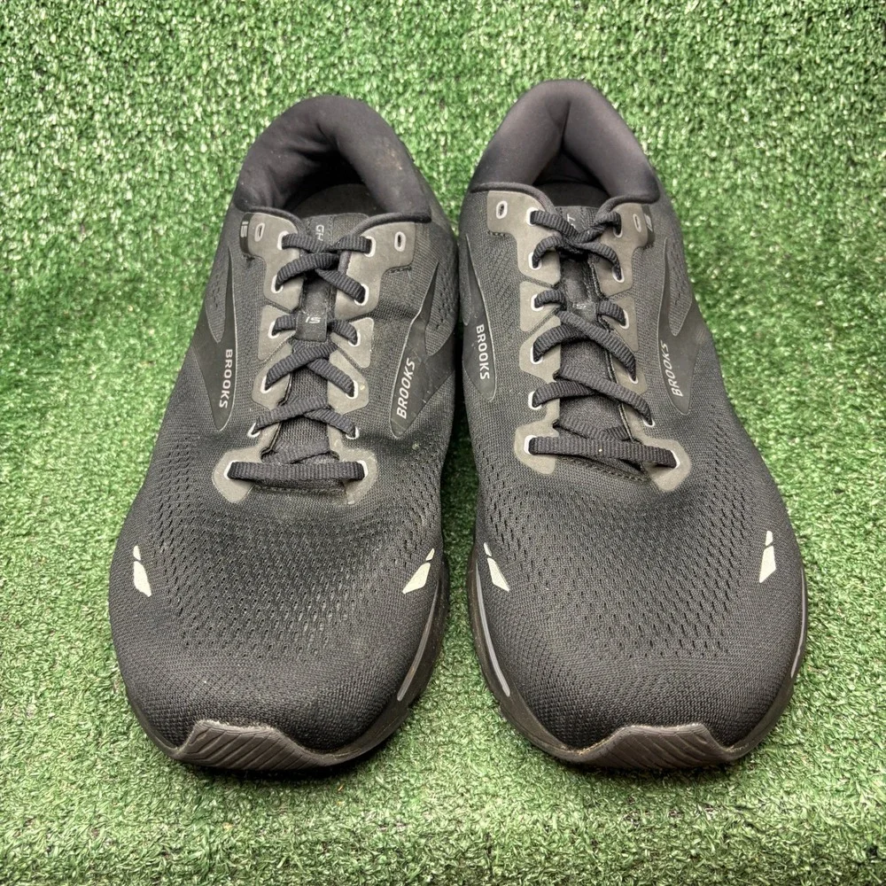 Brooks Ghost 15 DNA Loft v2 Cushion Running Shoe Black Mens Sz 15 4E Extra Wide